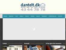 Tablet Screenshot of dantelt.dk